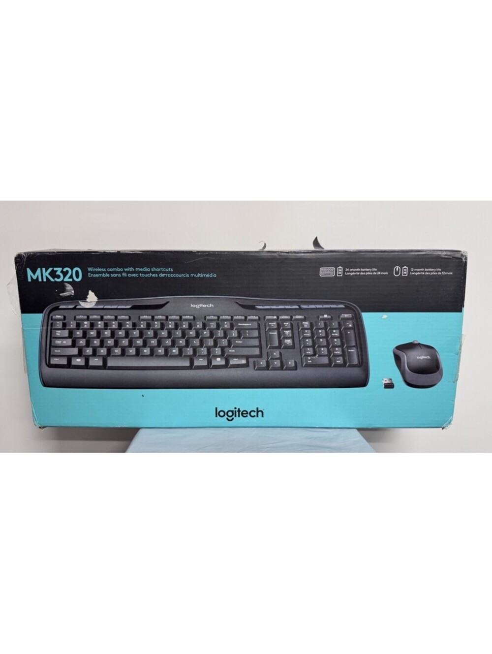 Logitech MK320 (920002836) Wireless Keyboard and Mouse Combo New In Box